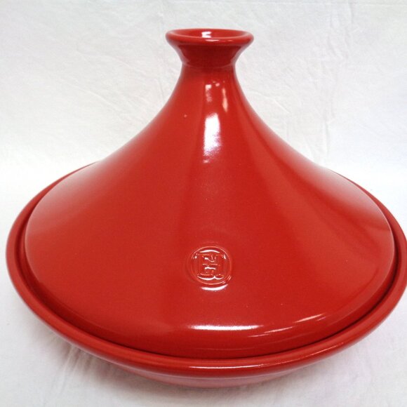 Emile Henry France Flame Red Tagine New without Box - Picture 1 of 9